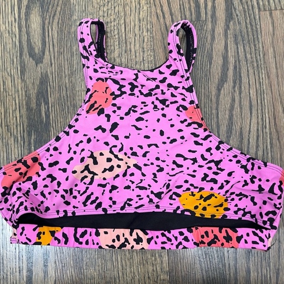 Pink Leopard Print Bikini Set - Picture 2 of 4